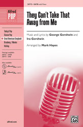 They Can't Take That Away from Me SATB choral sheet music cover